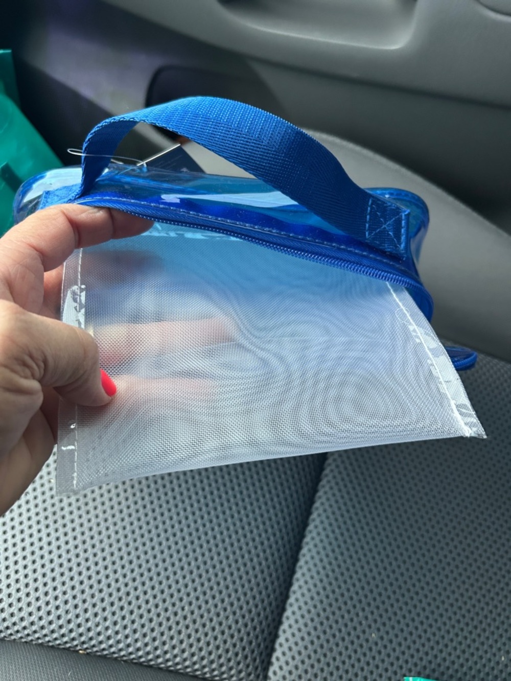 BOGG BAG blue Clear Cosmetic Case - Picture 4 of 6